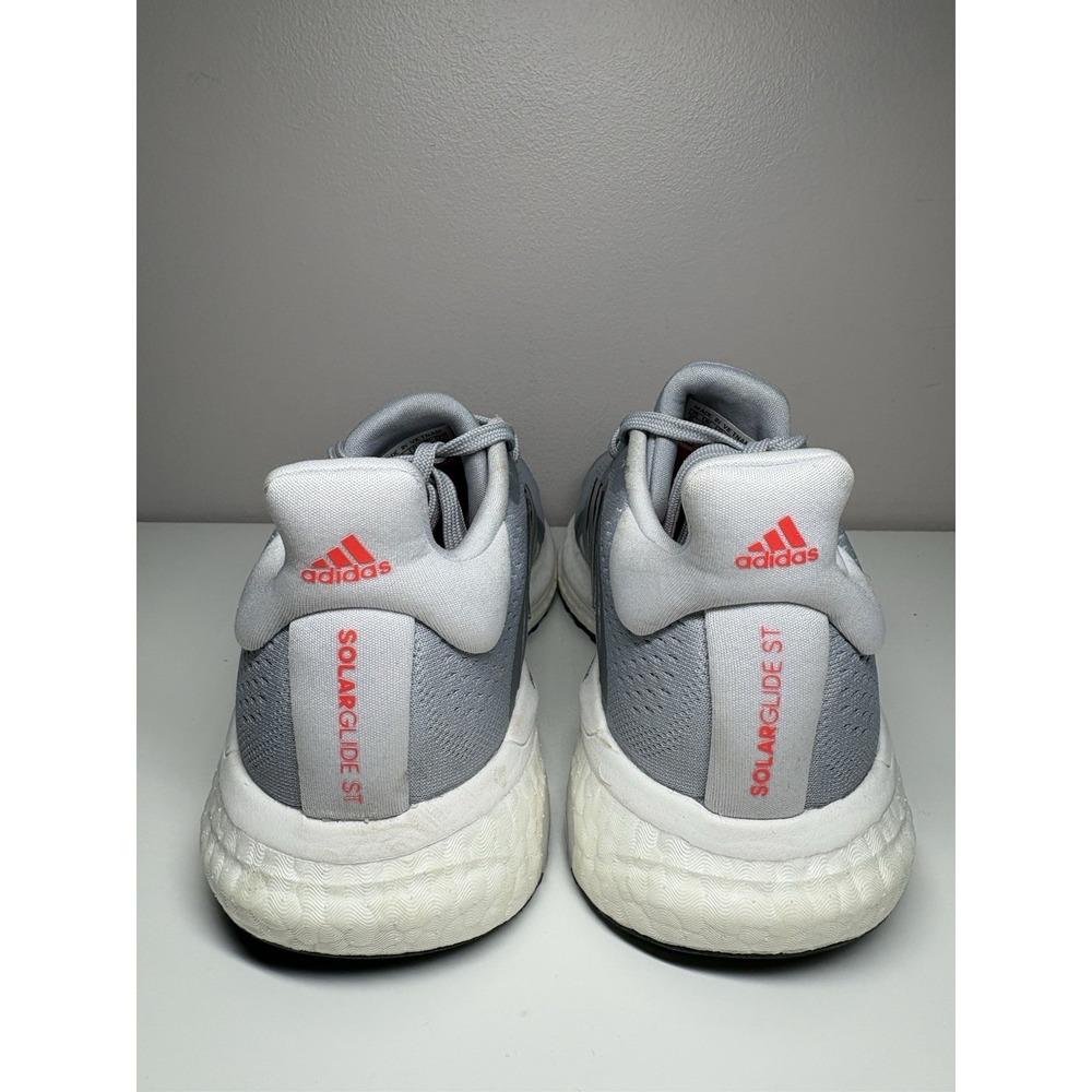 Adidas Women's Solar Glide 4 ST Running Shoes Sneakers Halo Silver Gray - Size 6 - Picture 7 of 10